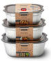 Stalowy lunchbox M 900ml BLACK+BLUM