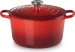 Brytfanna żeliwna okrągła 26cm 6,3l wiśniowa LE CREUSET