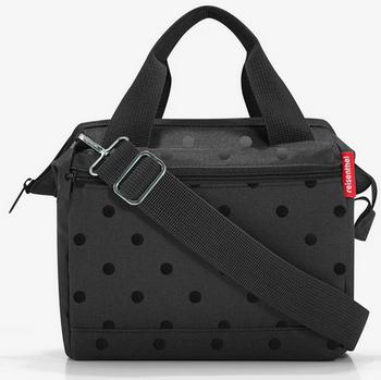 Torba allrounder cross glossy dots black REISENTHEL