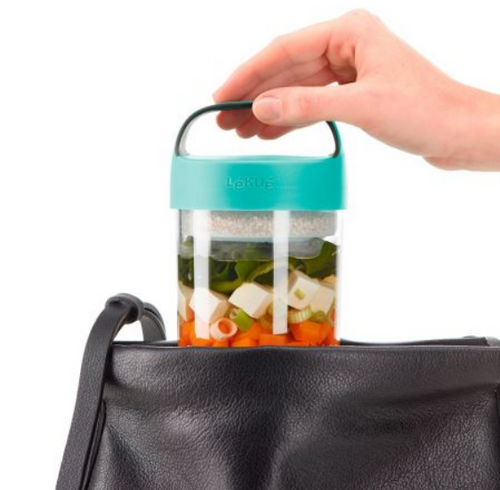 Pojemnik Jar To Go 600 ml coral LEKUE