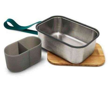 Lunch box na kanapkę L morski BLACK+BLUM