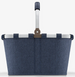 Koszyk carrybag herringbone dark blue REISENTHEL