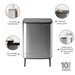 Kosz BO Touch Bin Hi 2x30 l stal matowa FPP BRABANTIA