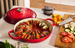 Garnek profesjonalny Gourmet 30 cm wiśniowy LE CREUSET