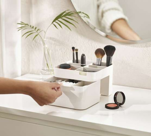 Organizer łazienkowy + lusterko kieszonkowe JOSEPH&JOSEPH