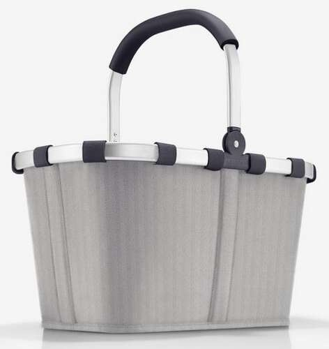 Koszyk carrybag herringbone grey REISENTHEL