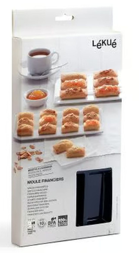 Forma do mini Financier silikonowa czarna LEKUE