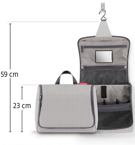 Kosmetyczka toiletbag XL mesh black REISENTHEL
