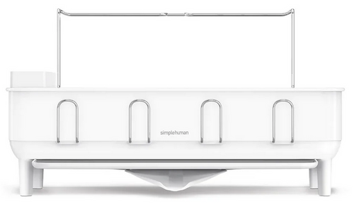 Suszarka do naczyń steel frame dishrack biała SIMPLEHUMAN
