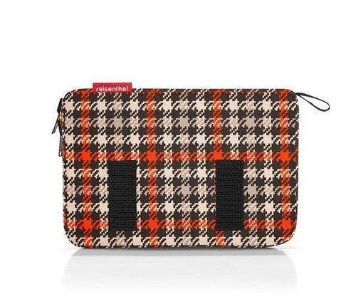 Plecak mini maxi rucksack glencheck red REISENTHEL