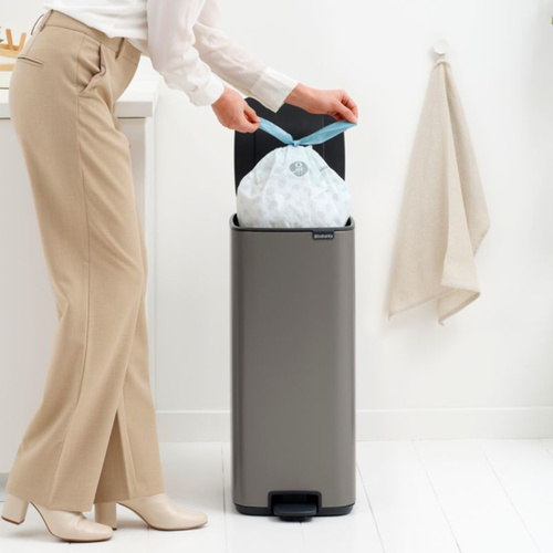 Kosz pedałowy 30l Bo Platinum BRABANTIA