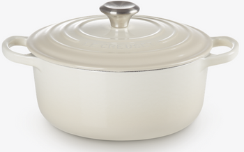Brytfanna żeliwna okrągła 20 cm meringue LE CREUSET