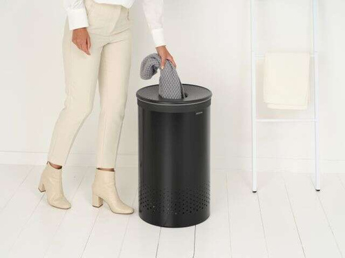 Kosz na pranie 60l  Matt Black BRABANTIA