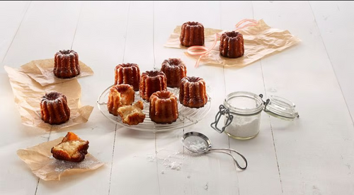 Forma do pieczenia Cannele silikonowa czarna LEKUE