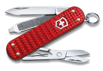 Scyzoryk CLASSIC PRECIOUS ALOX Iconic Red VICTORINOX