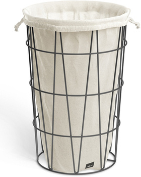 Kosz na bieliznę SATONE czarny ZACK