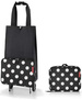 Wózekna zakupy foldabletrolley dots white REISENTHEL
