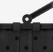 Koszyk carrybag XS frame glossy dots black REISENTHEL