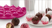 Forma do cake popsów (18 sztuk) silikonowa różowa LEKUE 