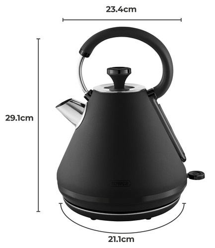Czajnik Sera 1,7l Black TOWER 
