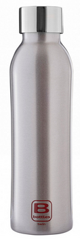 Butelka termiczna 500 ml B Bottles Twin silver brushed BUGATTI