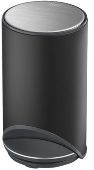 Kosz okrągły 10l Carbon Black Arc JOSEPH JOSEPH