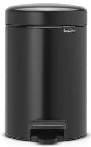 Kosz pedałowy NewIcon 3l czarny BRABANTIA