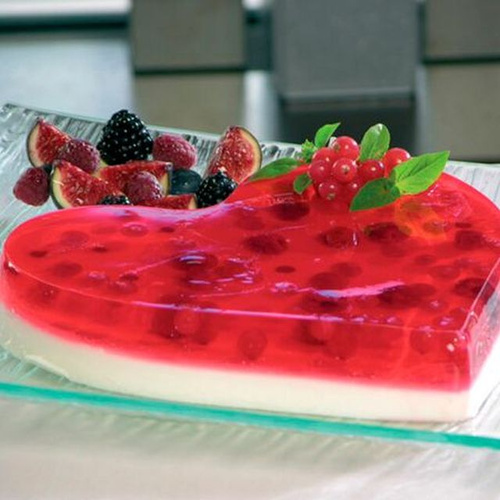 Forma do pieczenia w formie serca silikonowa czerwona LEKUE 