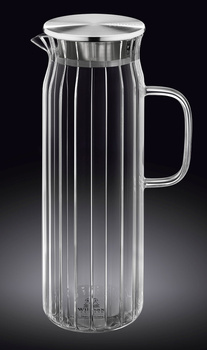 Dzbanek 1,5l ryflowany z pokrywą Wilmax