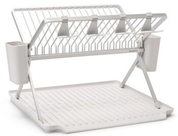 Duża składana suszarka do naczyń Light Grey BRABANTIA