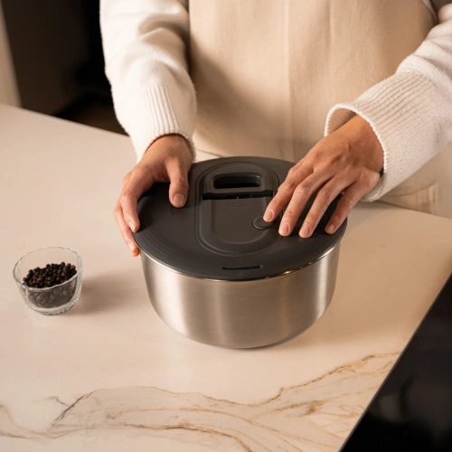 Wirówka do sałaty 20cm Easy Spin stalowa  ZYLISS