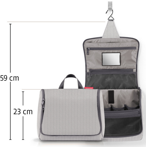 Kosmetyczka toiletbag XL twist maroon REISENTHEL