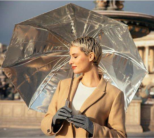 Długi parasol metaliczny 8 żeber SMATI