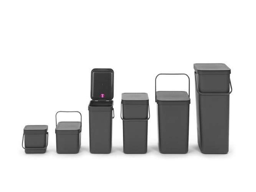 Kosz Sort & Go 3l Dark Grey BRABANTIA