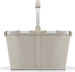 Koszyk carrybag herringbone sand REISENTHEL