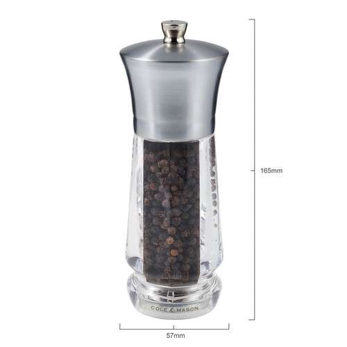 Zestaw młynków do soli i do pieprzu EXFORD NICKEL COLE&MASON