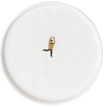 Talerz 15 cm Snowy Day Łyżwy Raeder