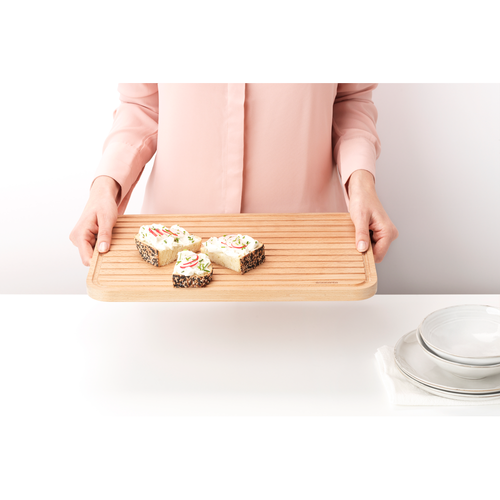 Drewniana deska do krojenia  pieczywa 40 x 25 cm Brabantia