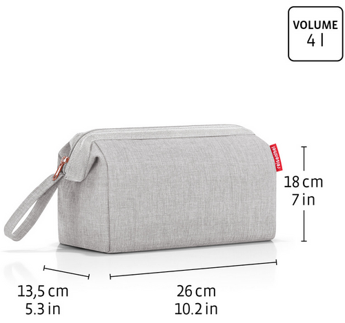 Kosmetyczka travelcosmetic mesh black REISENTHEL