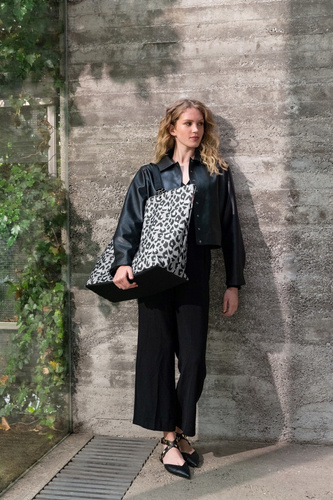 Torba shopper XL leo nero REISENTHEL