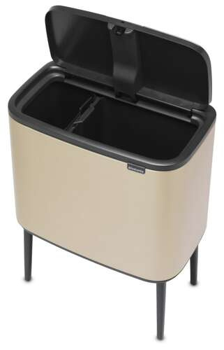 Kosz 11+23 l BO Touch Bin Champagne BRABANTIA