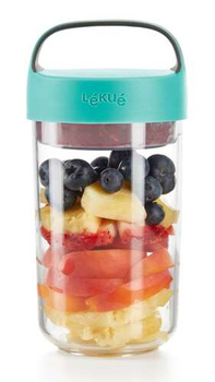Pojemnik Jar To Go 600 ml turquoise LEKUE