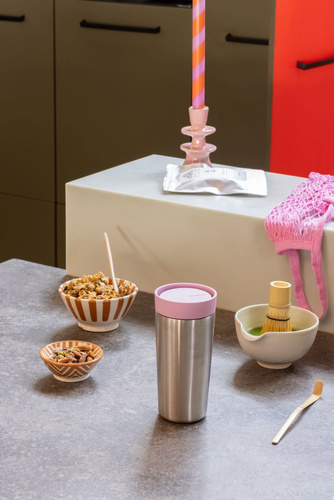 Kubek termiczny 360 ml Make & Take Lilac Pink BRABANTIA