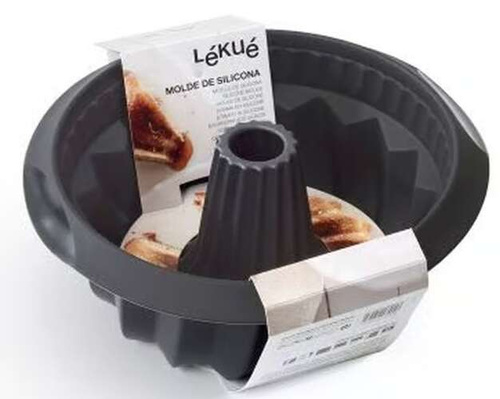 Forma do babki 22 cm silikonowa czarna LEKUE