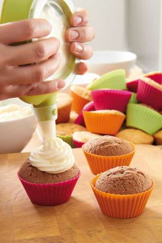 Foremki do muffinek 7 cm (12 sztuk) silikonowe LEKUE