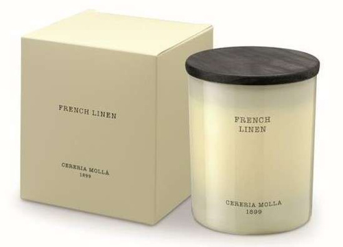 Świeca Premium 230 gr. French Linen CERERIA MOLLA