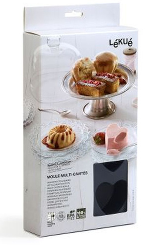 Forma do pieczenia sztabka silikonowa czarna LEKUE