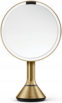 Lustro z czujnikiem  i kontrolą światła Sensor brass SIMPLEHUMAN