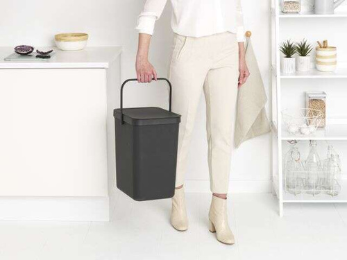 Kosz 25 l Sort&Go Dark Grey BRABANTIA