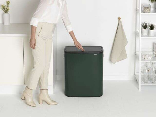 Kosz Bo Touch Bin 2x30 l Pine Green BRABANTIA